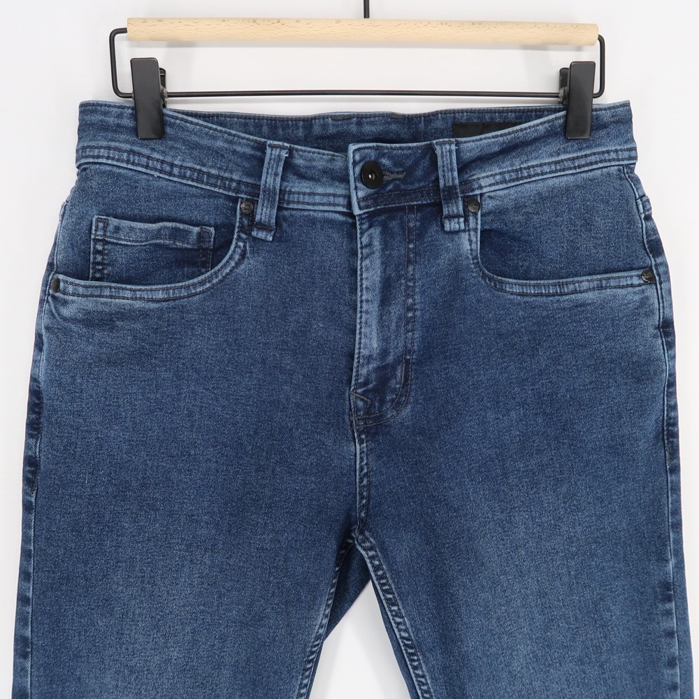 The Perfect Jeans Mens 30x32 Blue Slim Thick Stretch Medium Wash Denim TPJ NYC - Picture 2 of 12